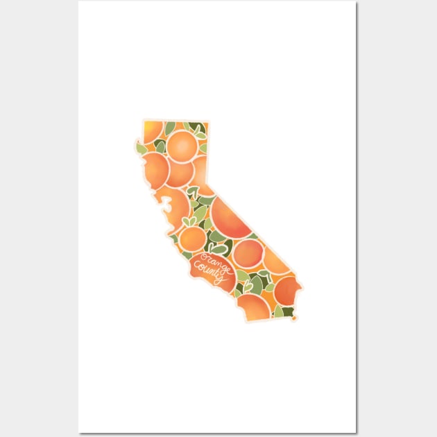 Orange County California Wall Art by avadoodle